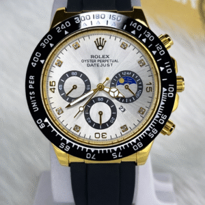 Rolex Daytona Silicone Belt Golden White